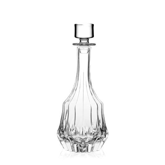 Goojunim Adagio Crystal Round Decanter – 1L Italian Lead-Free Crystal