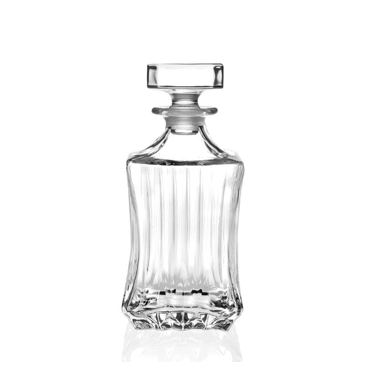 Goojunim Adagio Crystal Whisky Decanter – 750ml Italian Lead-Free Crystal