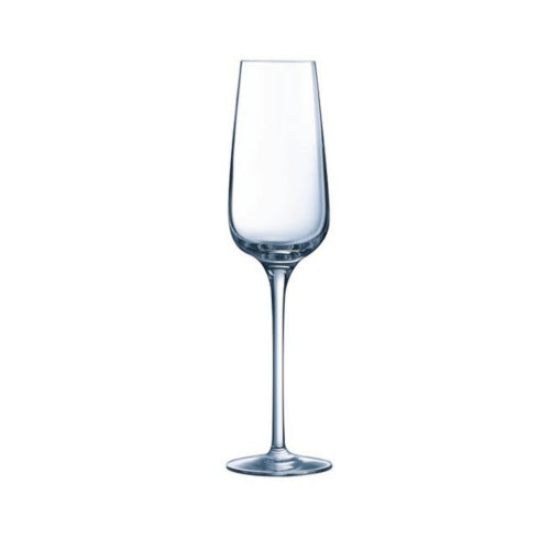 Goojunim Sublym Crystal Flute Champagne Glass Set – 210ml French Krysta Crystal (Set of 6)
