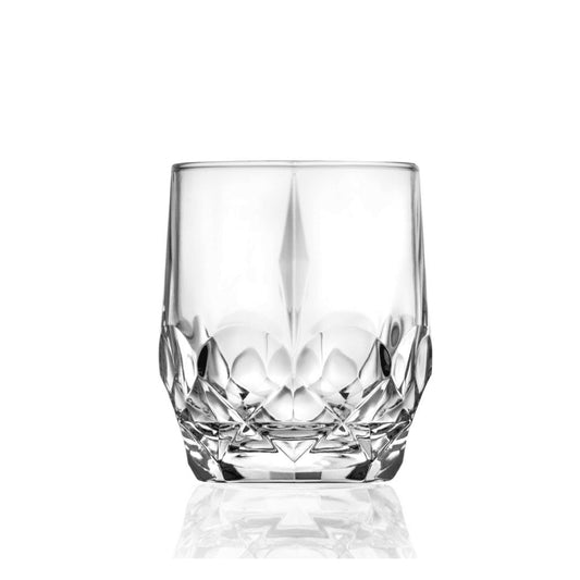 Goojunim Crystal Whisky Glass Set – 350ml Italian Lead-Free Crystal (Set of 6)